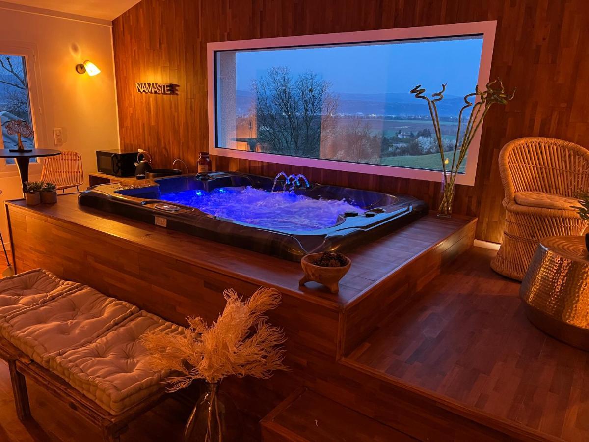 La Belle Marcelle - Chambre D Hotes Avec Jacuzzi Bed & Breakfast Beauvallon  Dış mekan fotoğraf